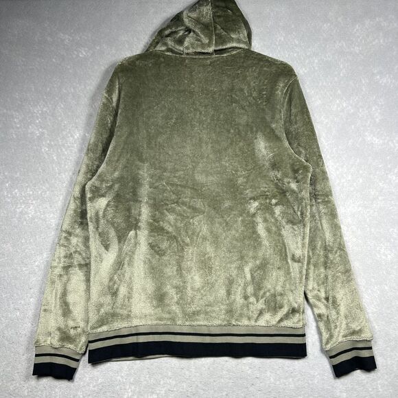 INC INTERNATIONAL CONCEPTS GREEN TEA FLEECE MEN’S MEDIUM HOODIE SWEATER NWT - Picture 5 of 8